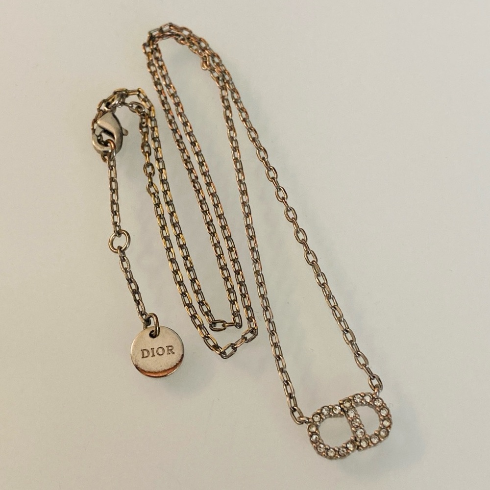 Auth Dior Clair D Lune Necklace